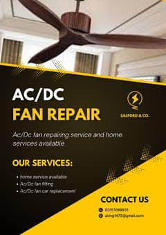 AC/DC Fan repairing
