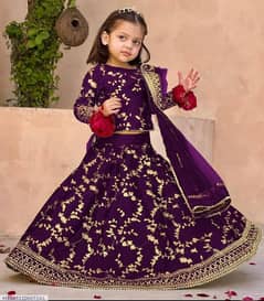 Pcs Girl's Silk Embroidered Shirt And Skirt Set