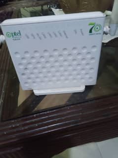 new ptcl modem no faolut wth adopter genuine modem