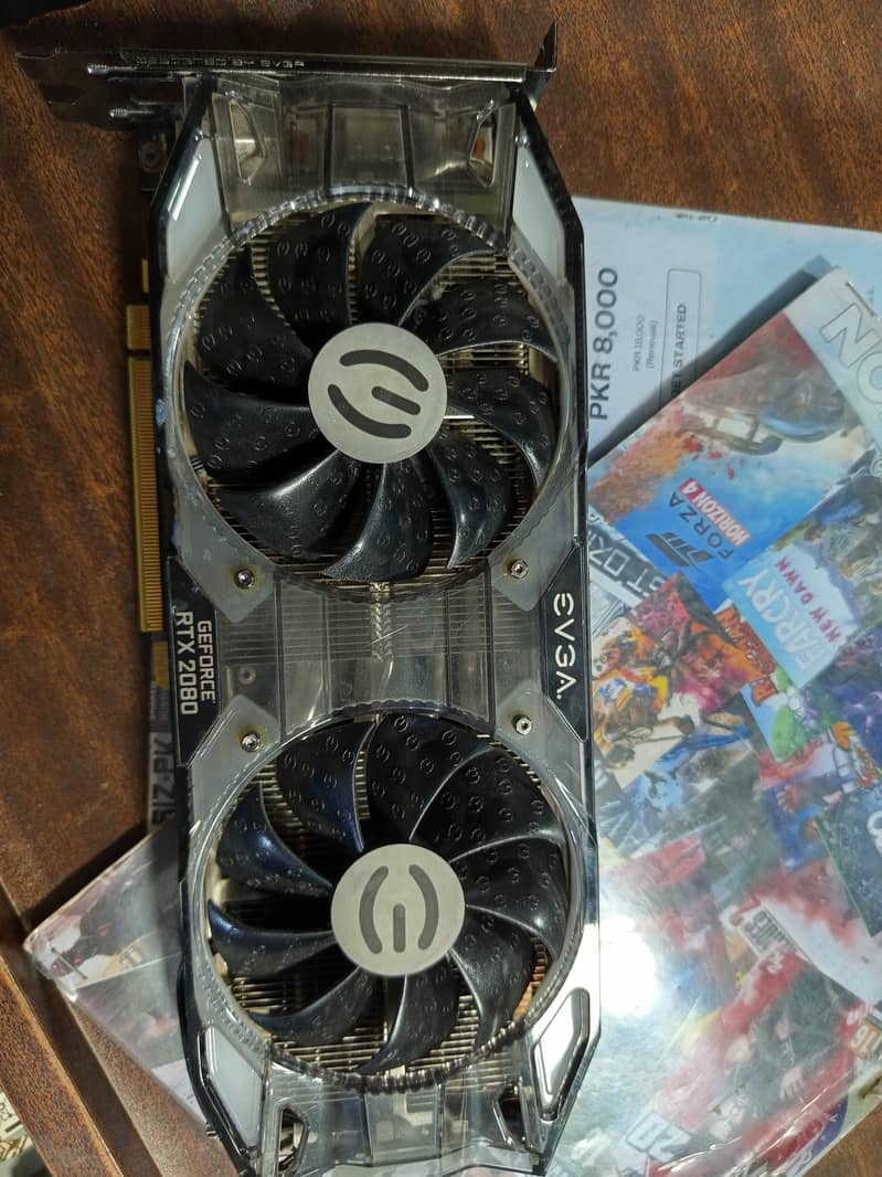 EVGA RTX 2080 - 8 GB - 256 Bit - DDR6 Graphics Card 0
