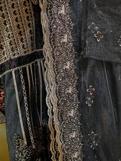 black Maxy full embroidery
