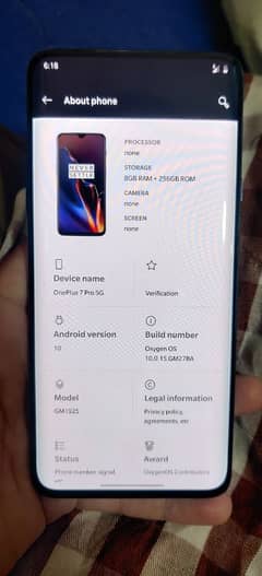 one plus 7 pro 5G | 8/256 RAM/ROM