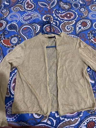 Golden Full Sleeve Upper – Size Small – Simple & Chic