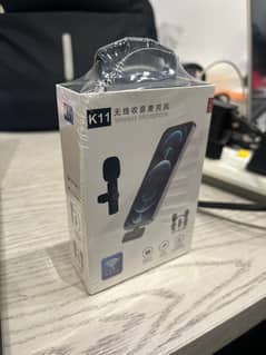 K11 2 IN 1 Collar Wireless Microphone Iphone/Android & Type C Supporte
