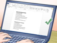Typing and hand notes
