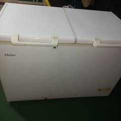 Haier HDF-385H - Double Door Deep Freezer - 385 L - White