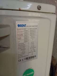 orient 1.5 inverter AC