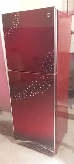 Pel glass door refrigerator in good and running condition 03128998642