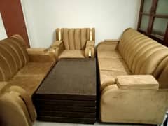 sofaset with table