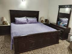 double bed side table dressing table+foam