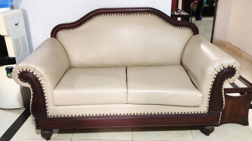 Sofa Set with Center & Side Tables 0