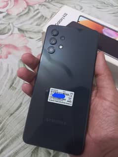 samsung a32 mobile with complete box phone brand new condition