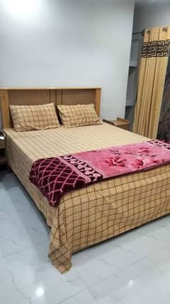 Daily basis 1bed ROM full furnished apartments safe and scour 100%coupe allow