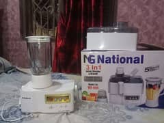 National 3 in 1 Machine juicer blender and drymill
