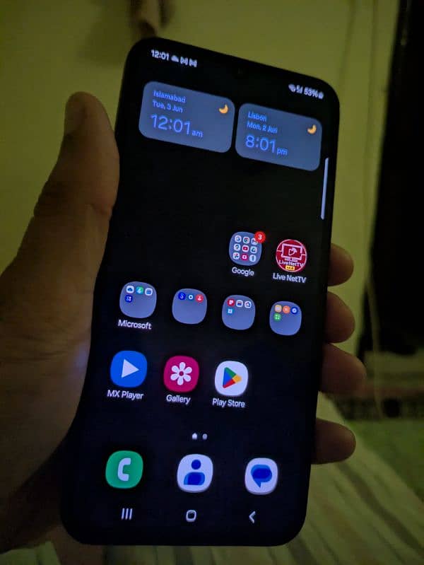 Samsung A34 and Non PTA . . . . . And the body is also slightly turned 2