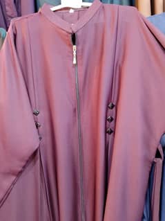 open zipper Abaya