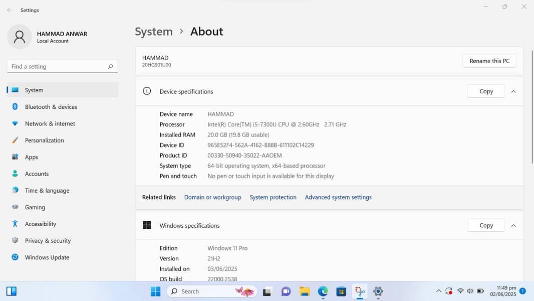 Software Development Thinkpad Machine 0