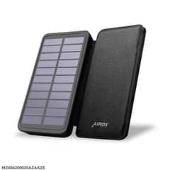 Solar Power Bank 10000 mAh with Flashlight