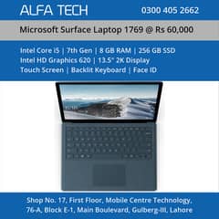 Microsoft Surface Laptop 1769 (i5-7th-8-256-13.5-2K-Touch) - ALFA TECH