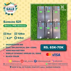 Samsung S21 128GB Official PTA CellArena