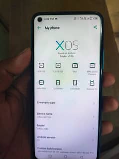 infinex Not8i 6gb128gb Full box