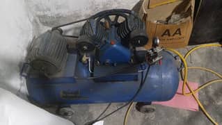 Air compressor in good condition big size .