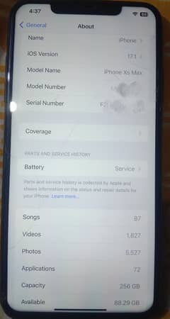iphone xs max 256