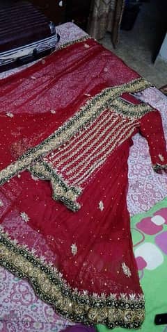 bridal dress is up for sale.