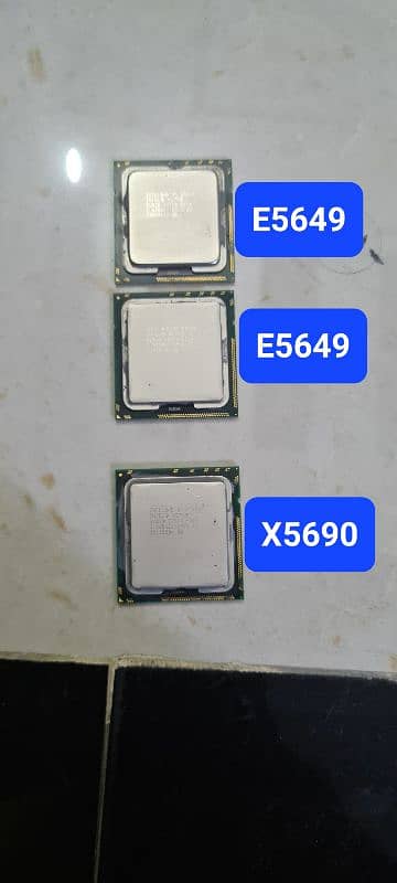 intel xeon processor not i3 i5 i7 etc x5690 and E5649 for workstations 0