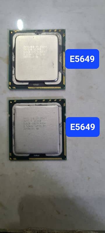 intel xeon processor not i3 i5 i7 etc x5690 and E5649 for workstations 3