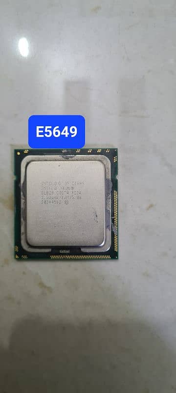 intel xeon processor not i3 i5 i7 etc x5690 and E5649 for workstations 4