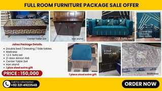 Bed set / Bedroom furniture set / complete furniture set
