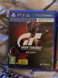 gran tursimo and Project cars Ps4 CD brand new conditon