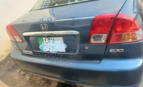 Honda civic exi 2004 80 0rignal paint