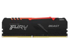16GB DDR4 RAM 3200Mhz Kingston Fury Beast RGB Gaming RAM
