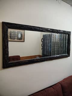 wooden wall mirror unique design