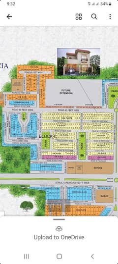 Facing park plot for sale