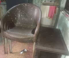 Chairs set urgent for sale