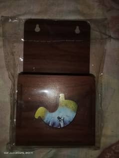 Wood wall Mobile stand
