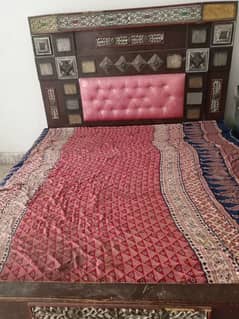 used bed with lights