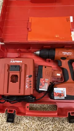 Cordless imported drill machine with 2 batteries. New