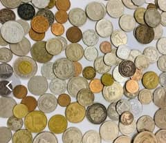 Antiq coin and note