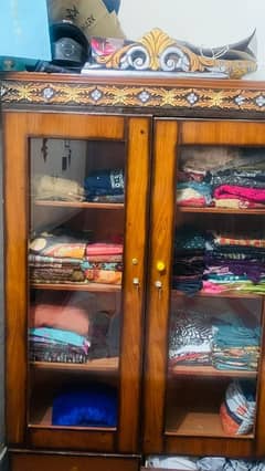 wooden cupboards