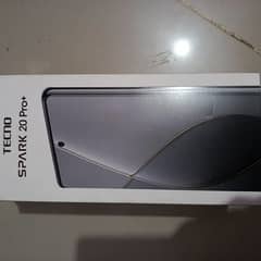 Techno spark 20 pro+ 8x8 Memory 128gb storage