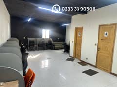 Furnished on Demand 1300 sq ft commercial floor in Cavalry near Hussain Chowk mm alam