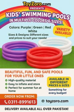 Kids swimming pool/Baby pools/Pool Accessories/intex pool/kids pool