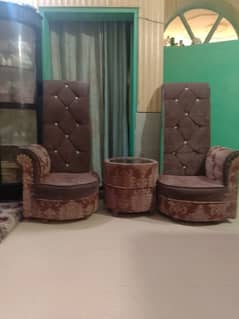 long sofa chair with table