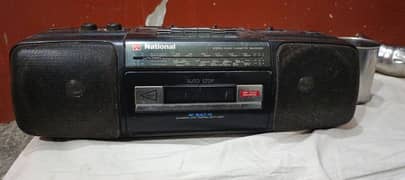 old is gold national stereo radio cassette recorder all ok