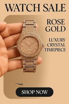 Stylish Rose Gold Watch – Brand New – Best Price