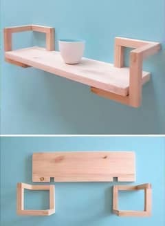 Wooden Wall Shelf | Modern Design